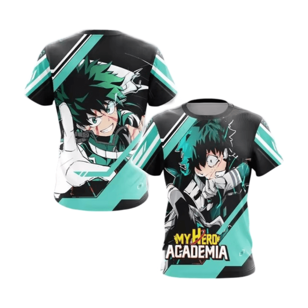 My Hero Academia Anime Izuku Midoriya 3D Printed T-Shirt