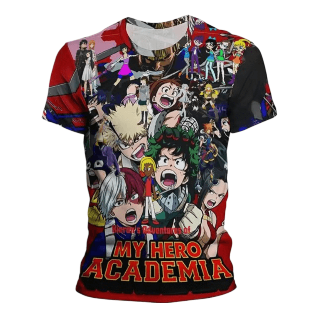 Anime My Hero Academia Character Printed Childern T-Shirt