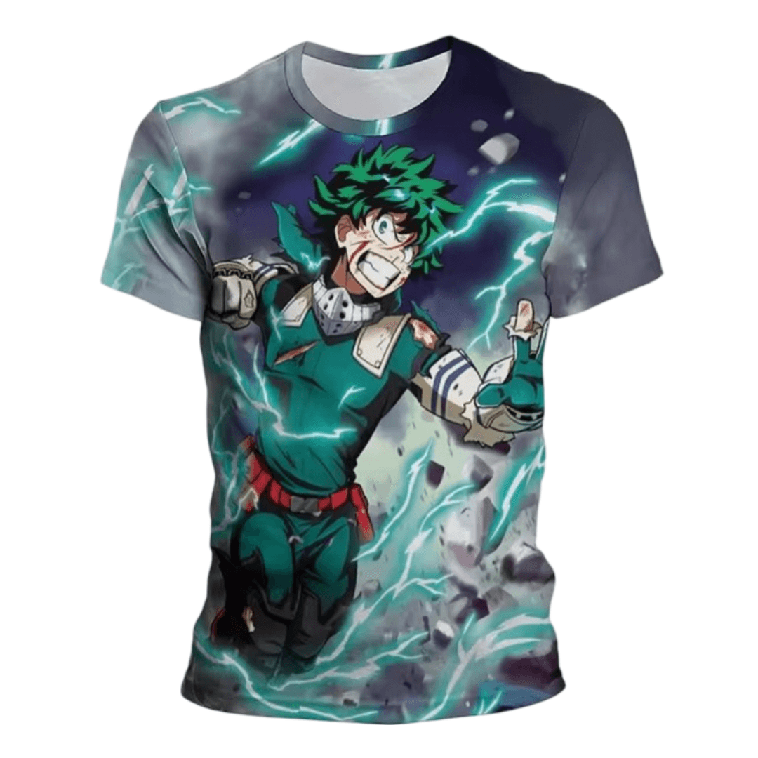 Anime My Hero Academia Izuku Midoriya Childern T-Shirt