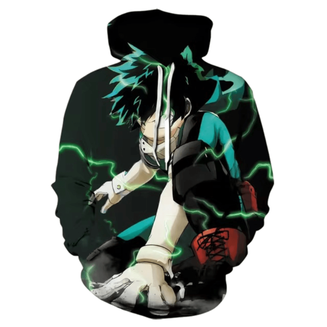 Anime My Hero Academia Izuku Midoriya Sweatshirts