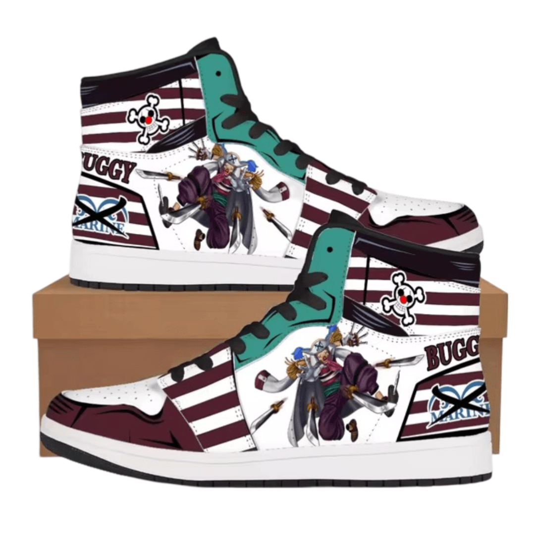 One Piece Anime Buggy Shoes For Men