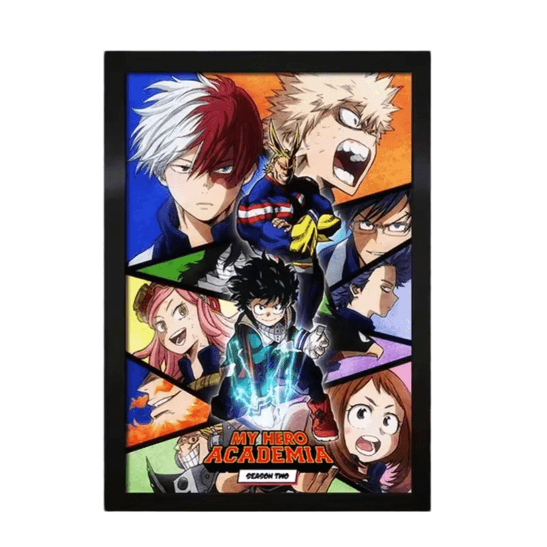 Anime My Hero Academia Character Canvas Painting Wall Art