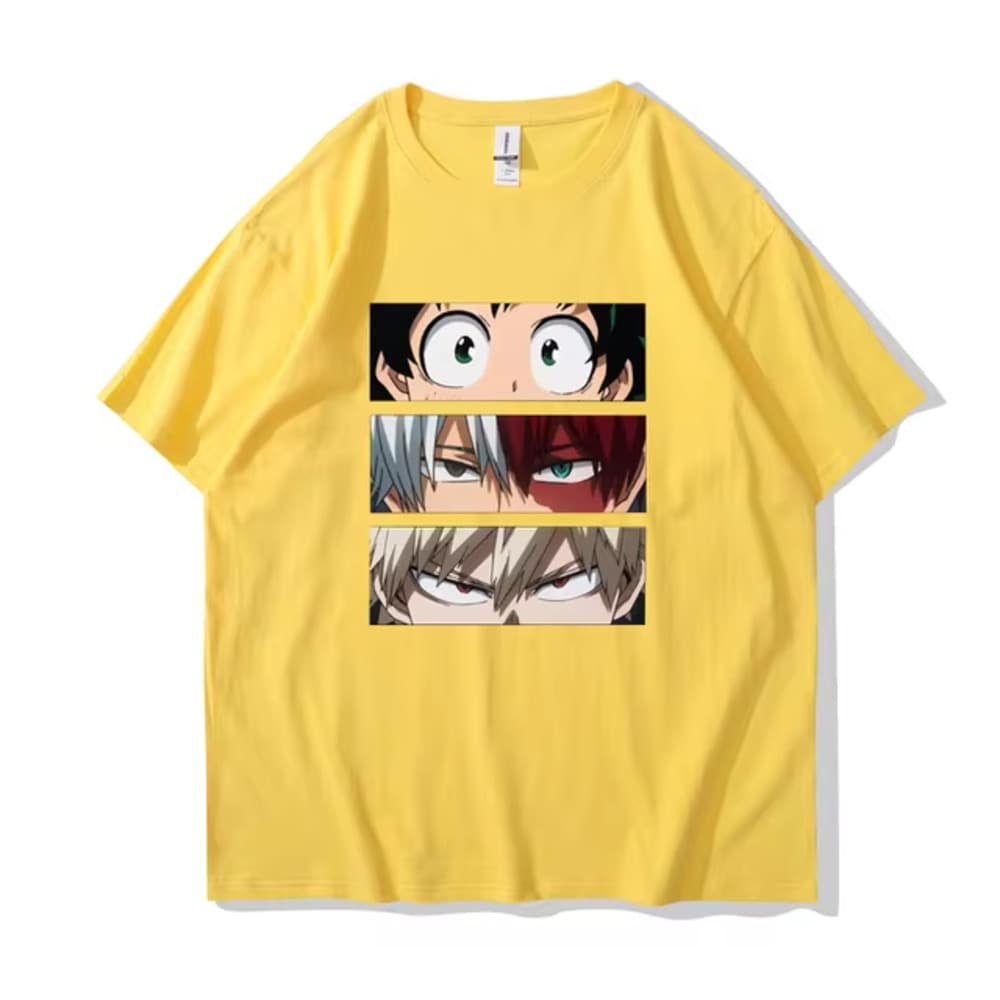 Anime My Hero Academia Characters Printed T-Shirt — detail 2