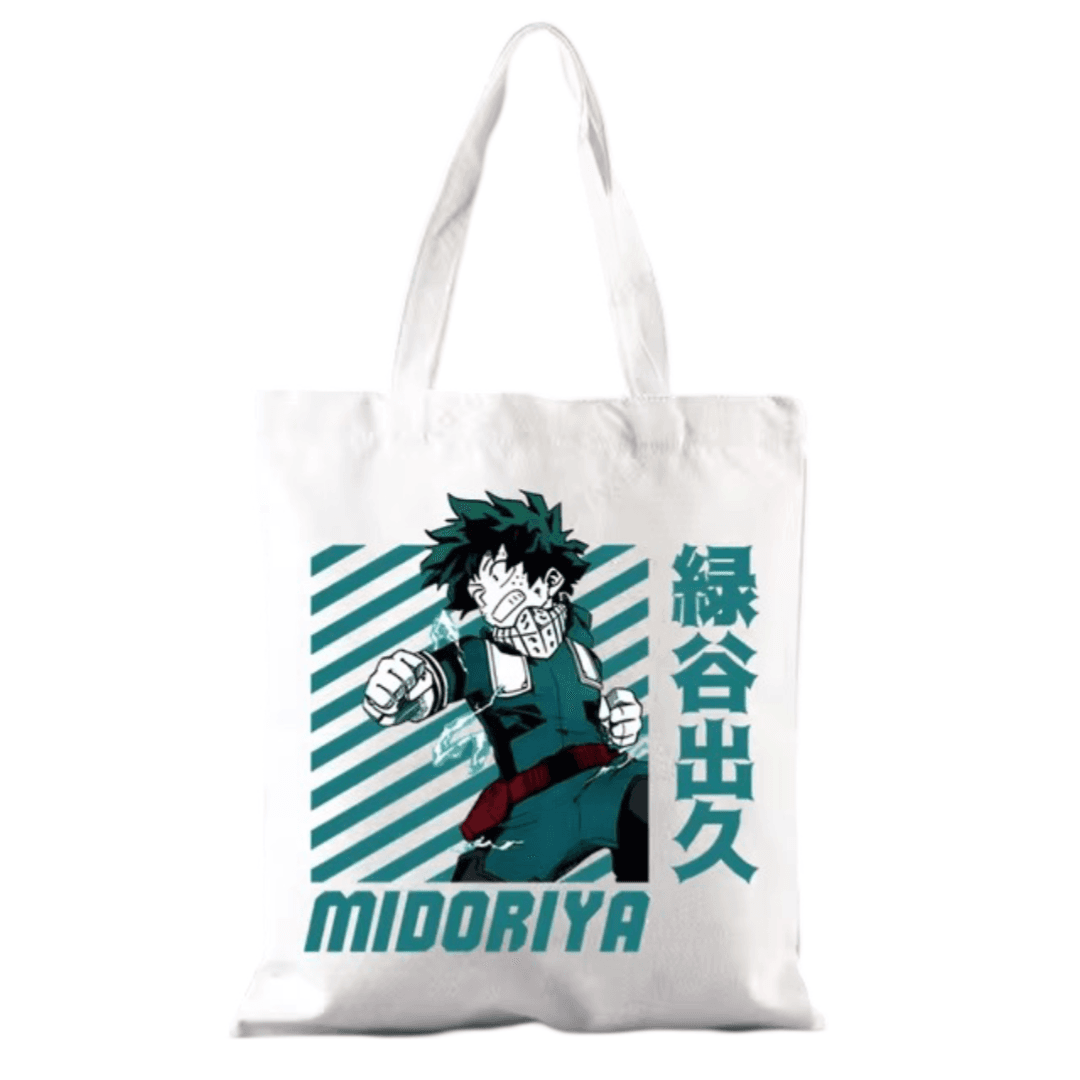Anime My Hero Academia Izuku Midoriya Canvas Shoulder Bag