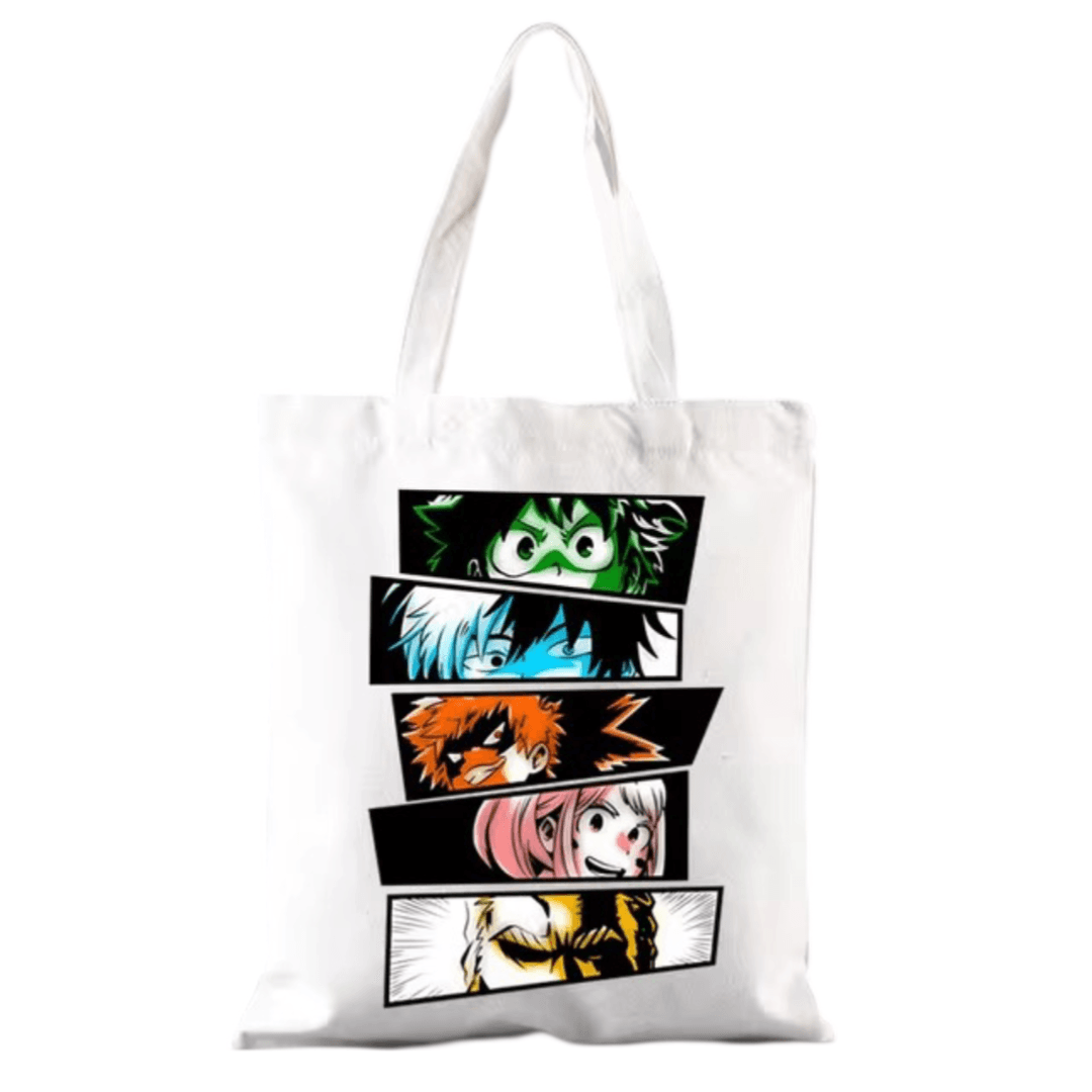 My Hero Academia Anime Character White Shoulder Bag