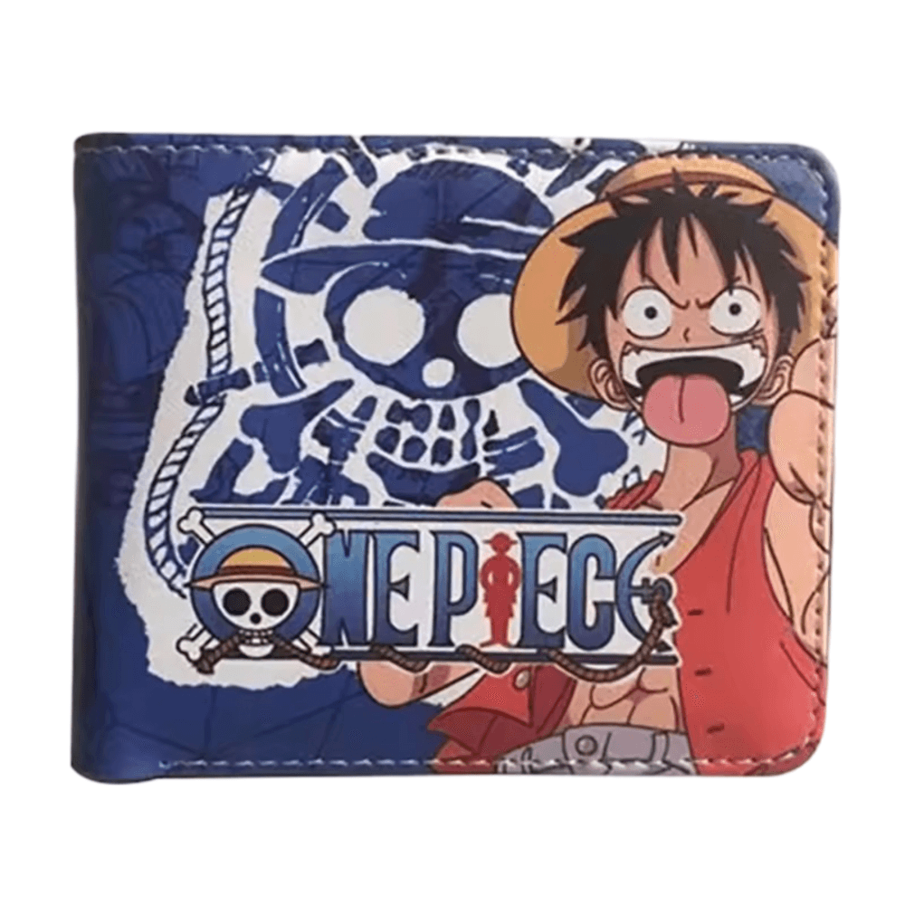 Anime One Piece Monkey D. Luffy Printed PU Leather Wallet