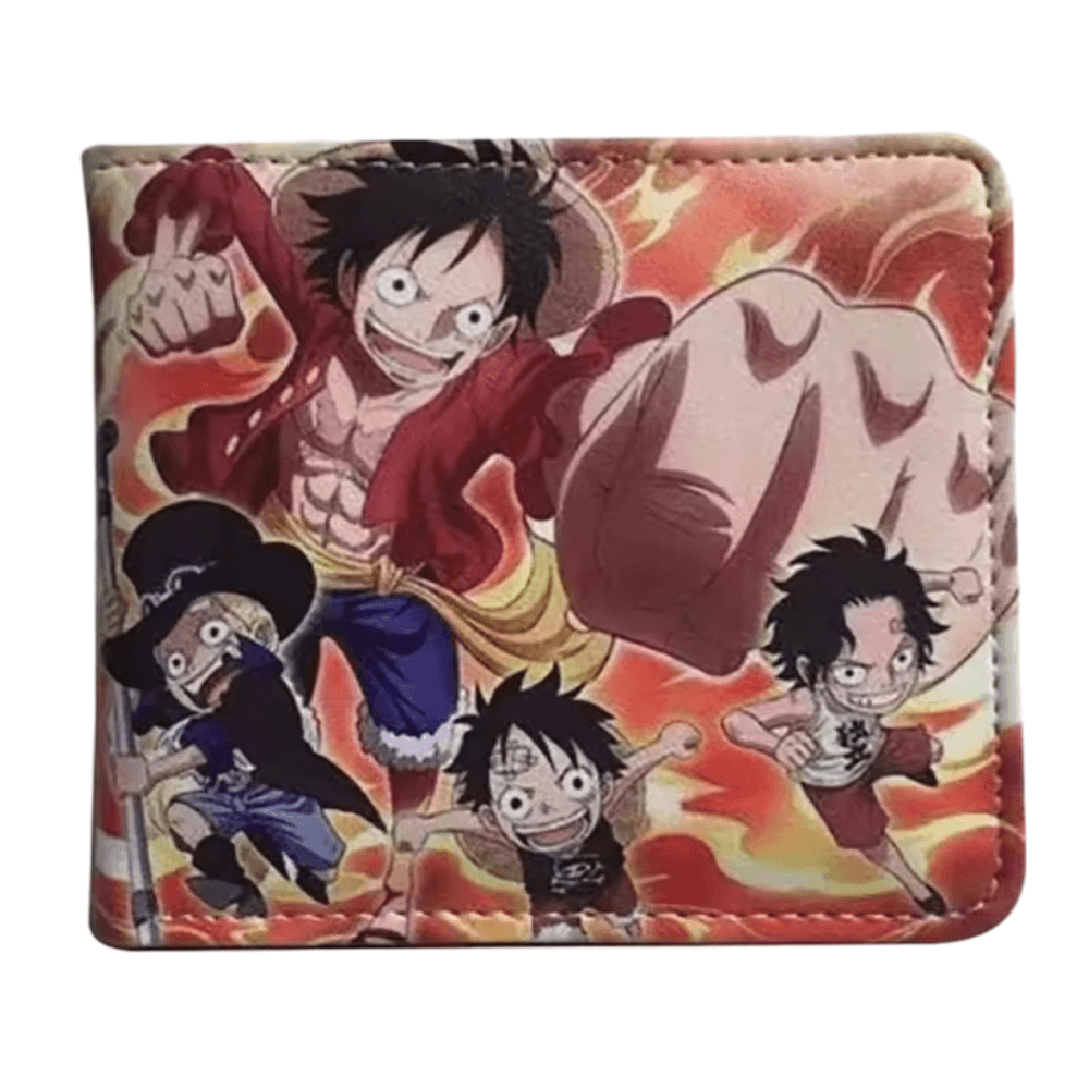 Anime One Piece Characters Printed PU Leather Wallet