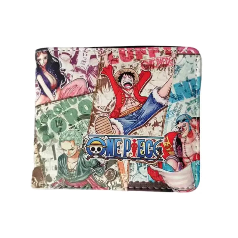 One Piece Anime Characters Printed PU Leather Wallet
