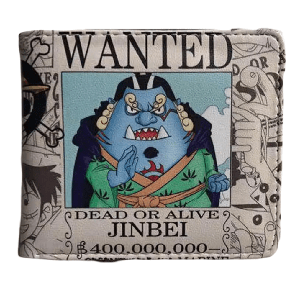 Anime One Piece Dead Or Alive Jinbe PU Leather Wallet
