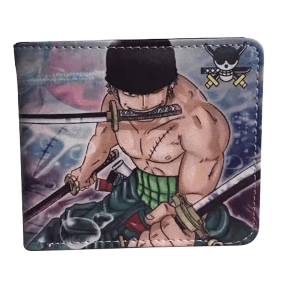 Anime One Piece Roronoa Zoro PU Leather Wallet