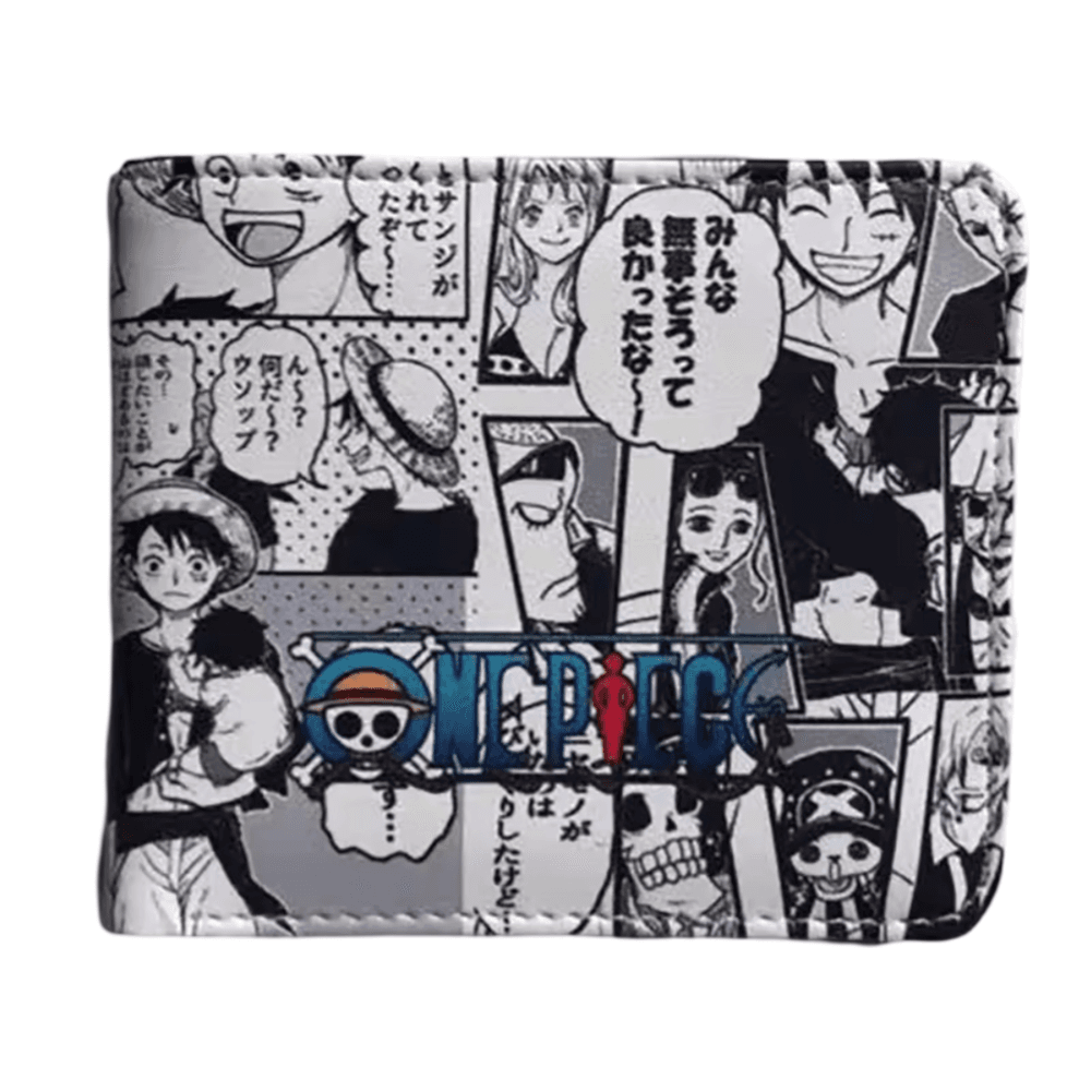 Anime One Piece Manga Characters Printed PU Leather Wallet