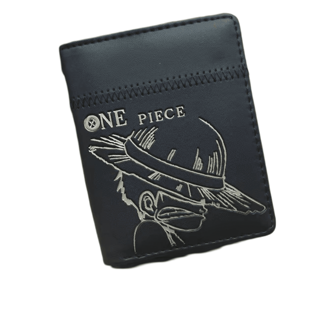 Anime One Piece Luffy Black Wallet