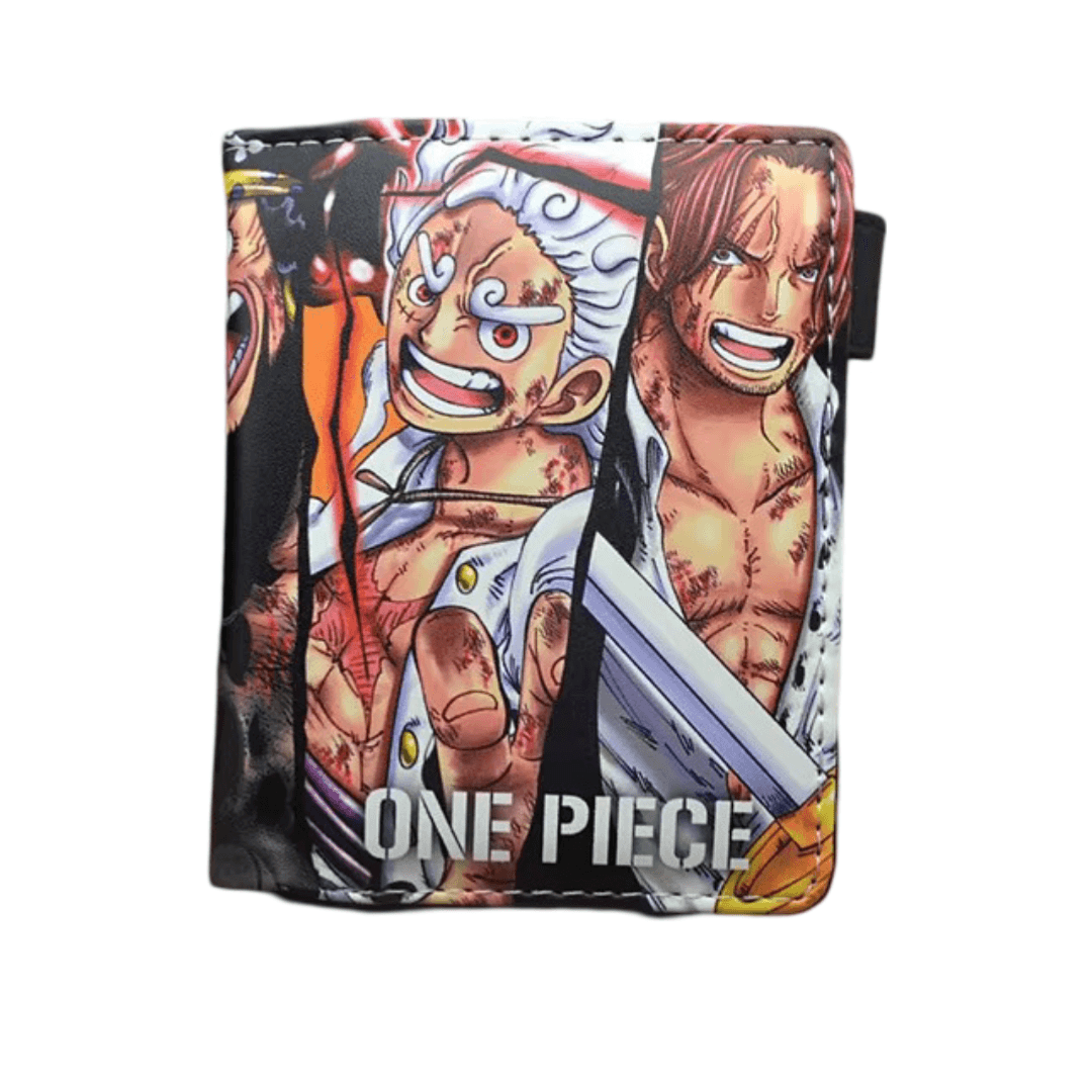 Anime One Piece Gear 5 Luffy And Shanks Wallet