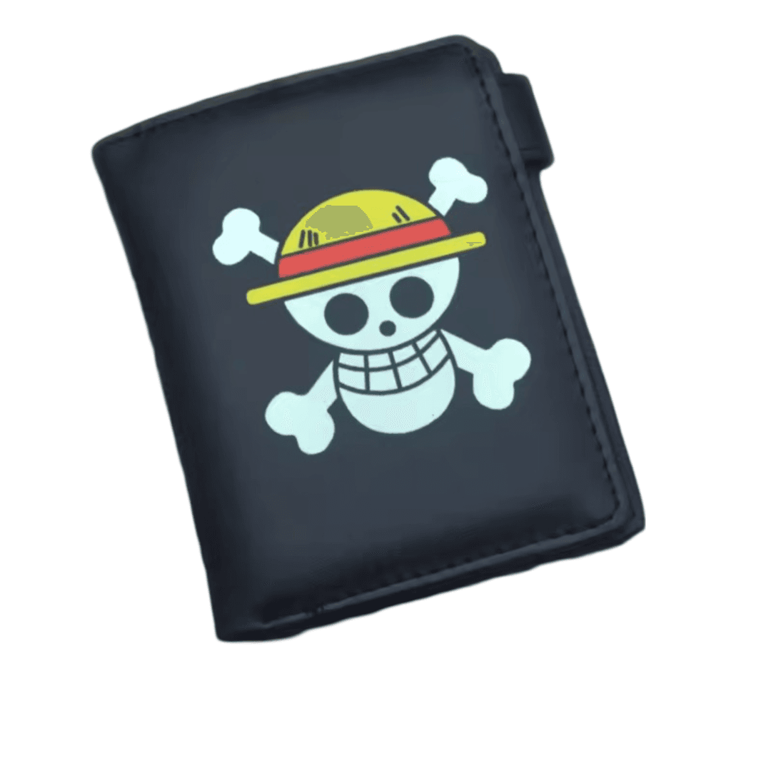 Anime One Piece Straw Hat Pirates Symbol Wallet