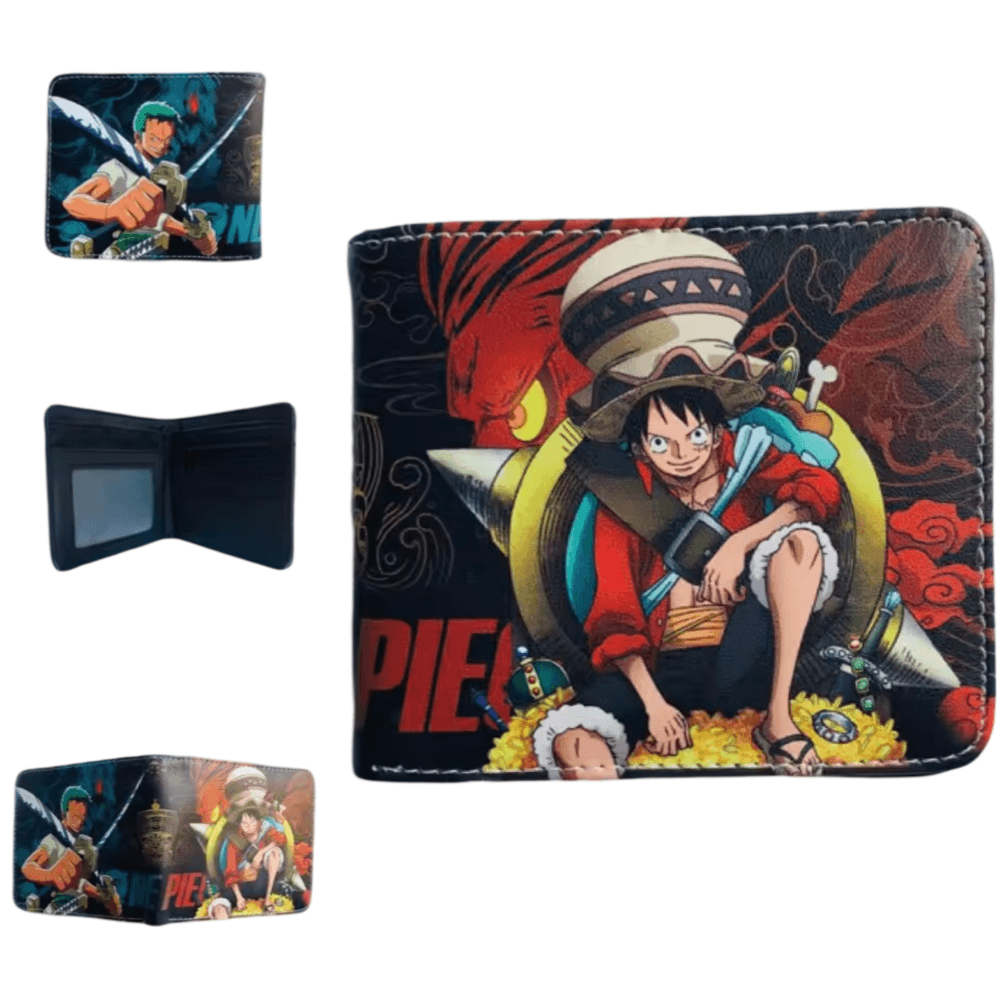 Anime One Piece Luffy And Zoro Printed PU Leather Wallet