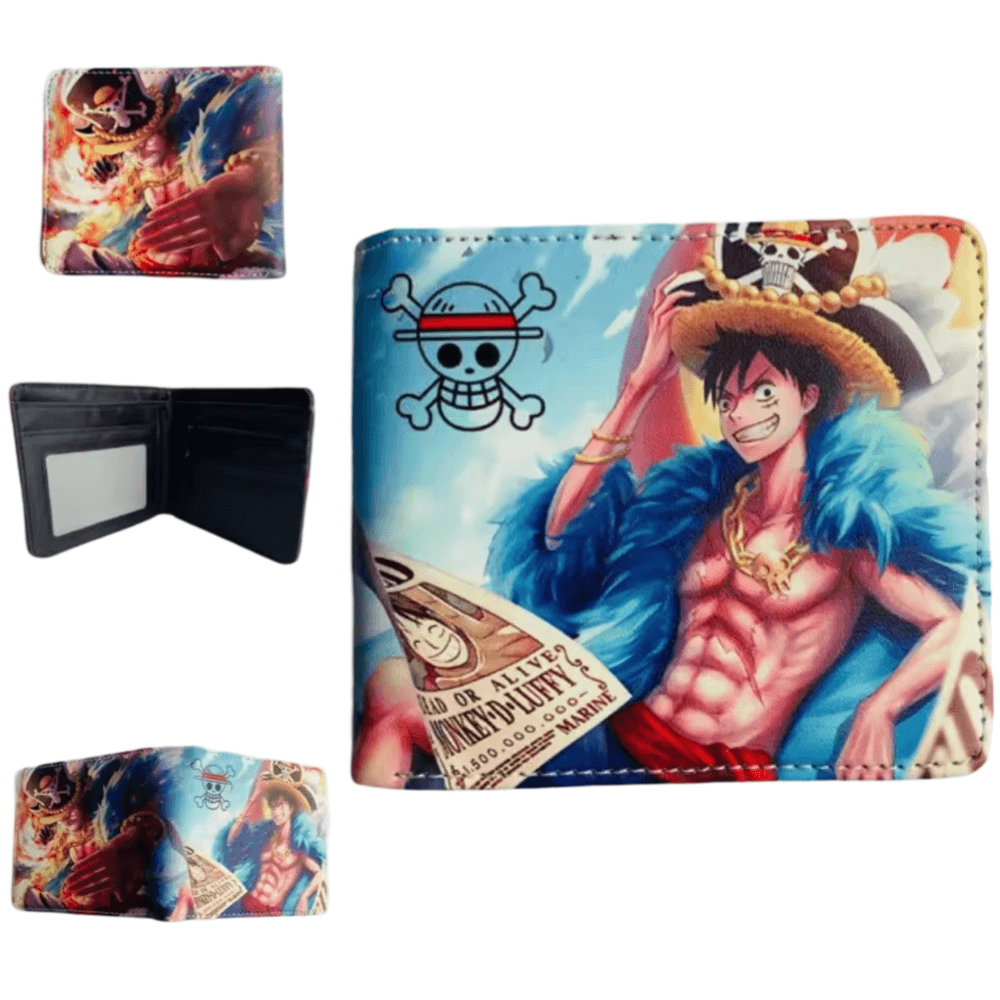 Anime One Piece Luffy Printed Two Fold Wallet