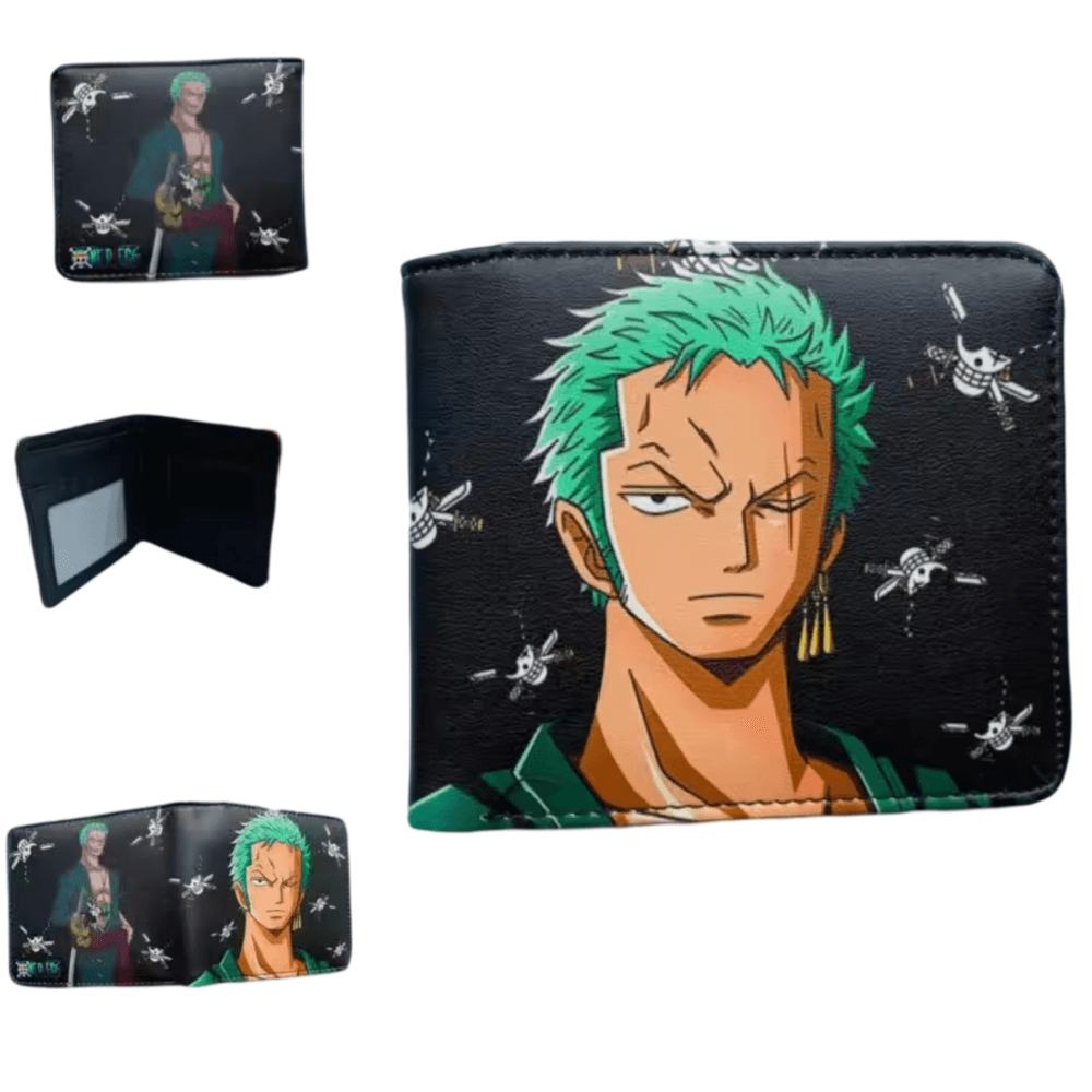 Anime One Piece Roronoa Zoro Printed PU Leather Wallet — detail 1