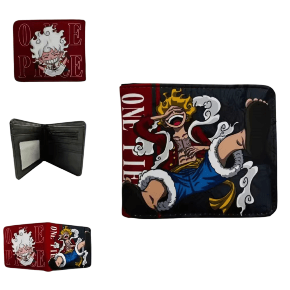 Anime One Piece Gear 5 Luffy Printed PU Leather Wallet