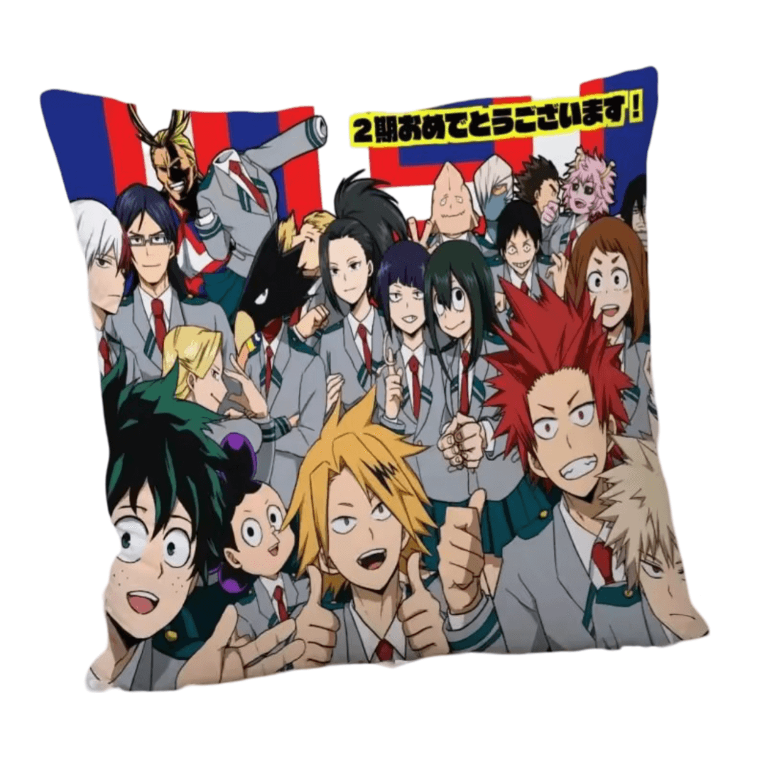 My Hero Academia Character Anime Flannel Pillowcase