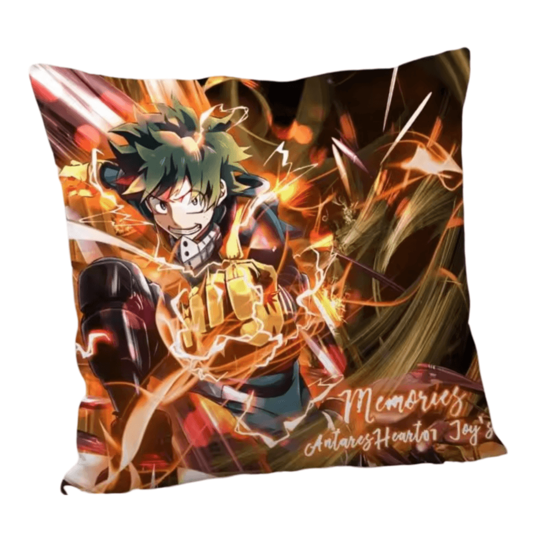 My Hero Academia Izuku Midoriya Anime Flannel Pillowcase
