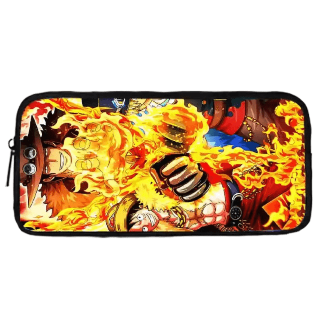 Anime One Piece Luffy And Portgas D. Ace Pencil Case