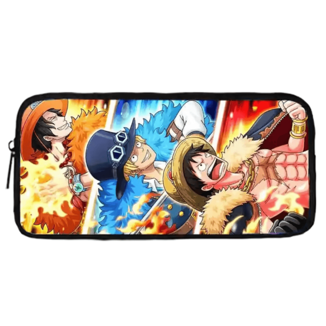 Anime One Piece Luffy And Friends Pencil Case