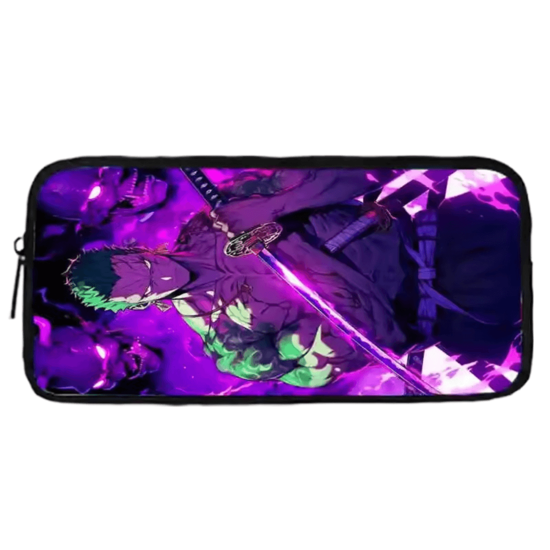 Anime One Piece Roronoa Zoro Student Pencil Case