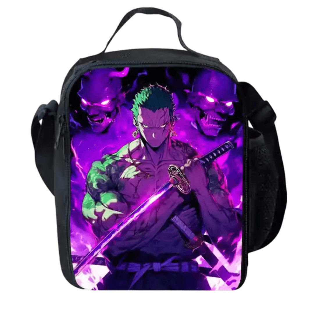 One Piece Anime Roronoa Zoro Student Lunch Bag