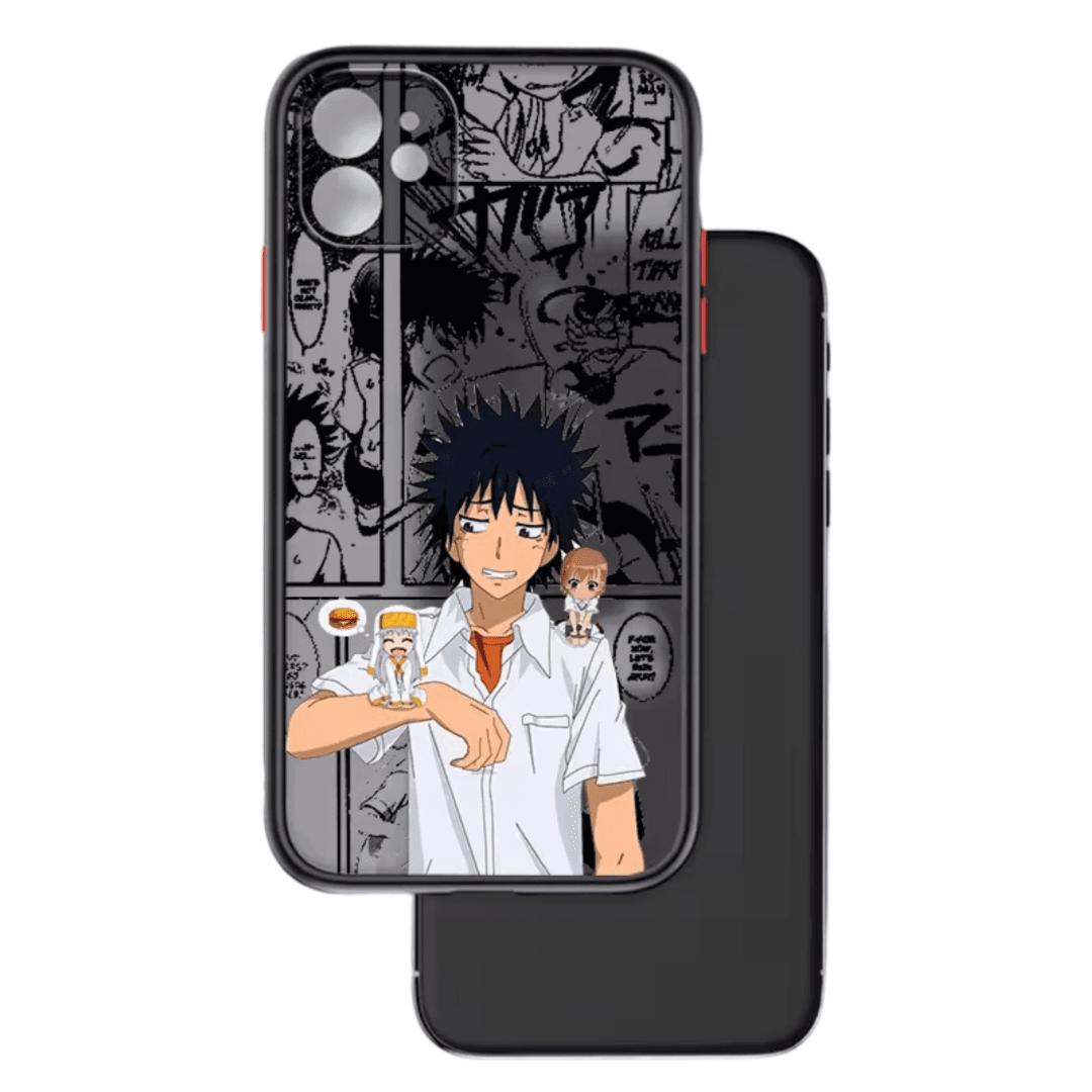 Anime A Certain Magical Index Kamijou Touma Apple iPhone Case