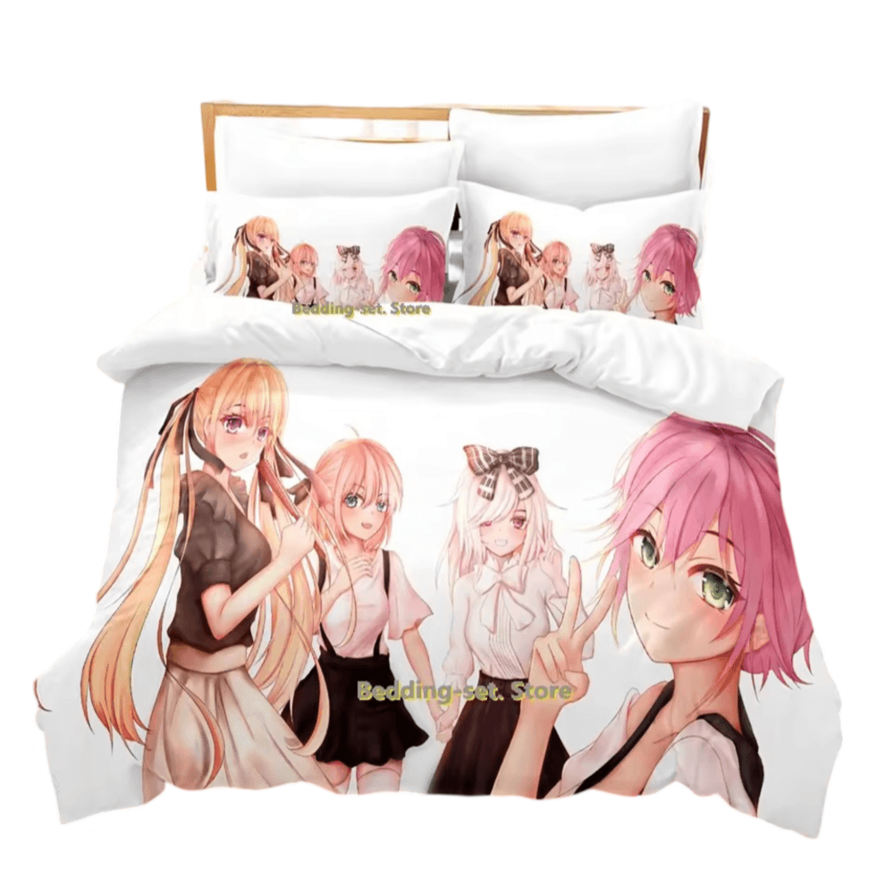 Anime Character A Couple Of Cuckoos 3D Print Bedding Set