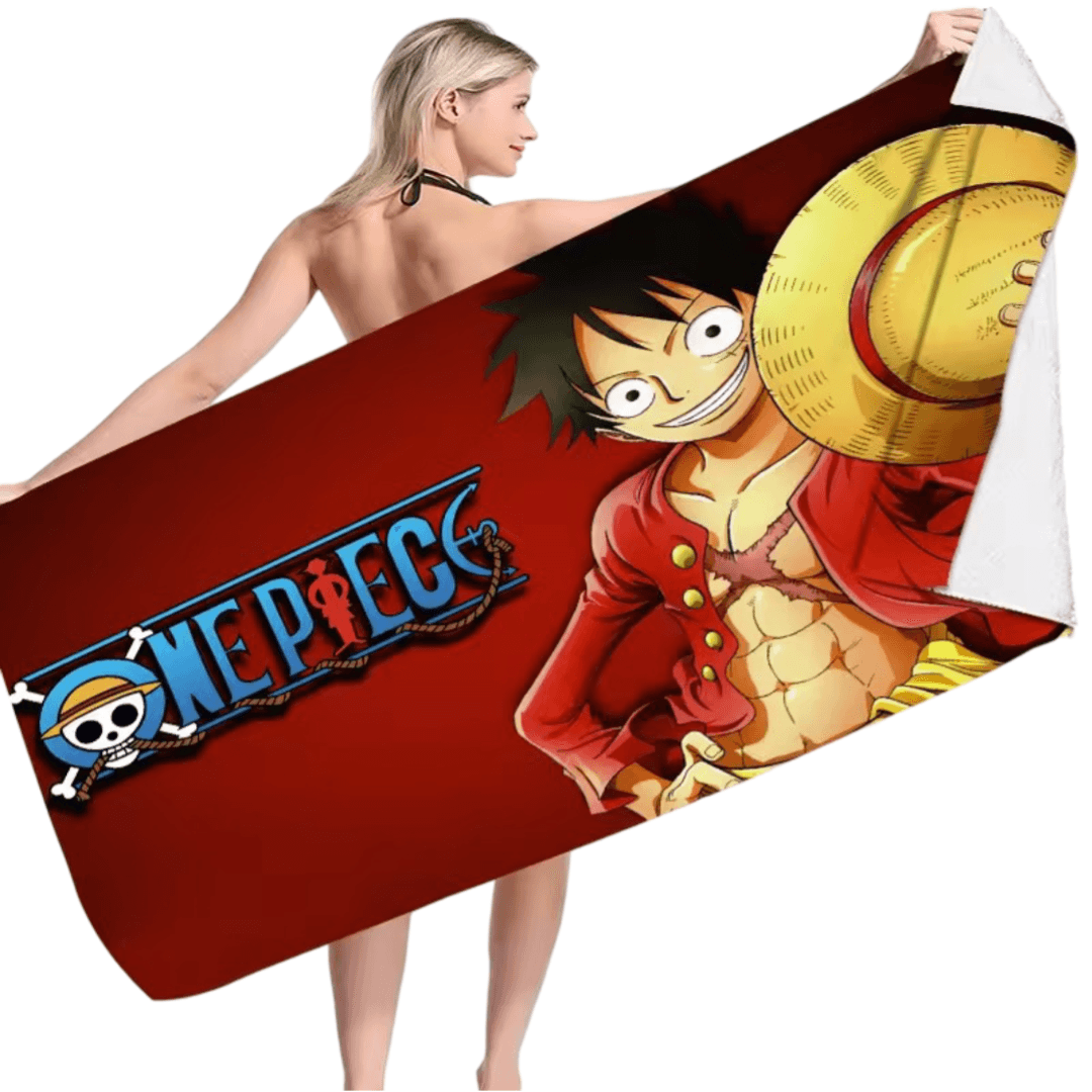 Anime One Piece Luffy Bath Towel