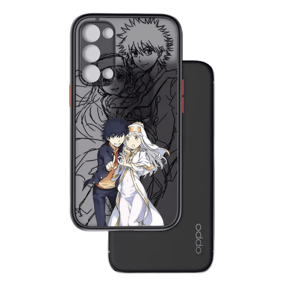 Anime A Certain Magical Index Librorum Prohibitorum And Kamijou Touma Phone Case For OPPO