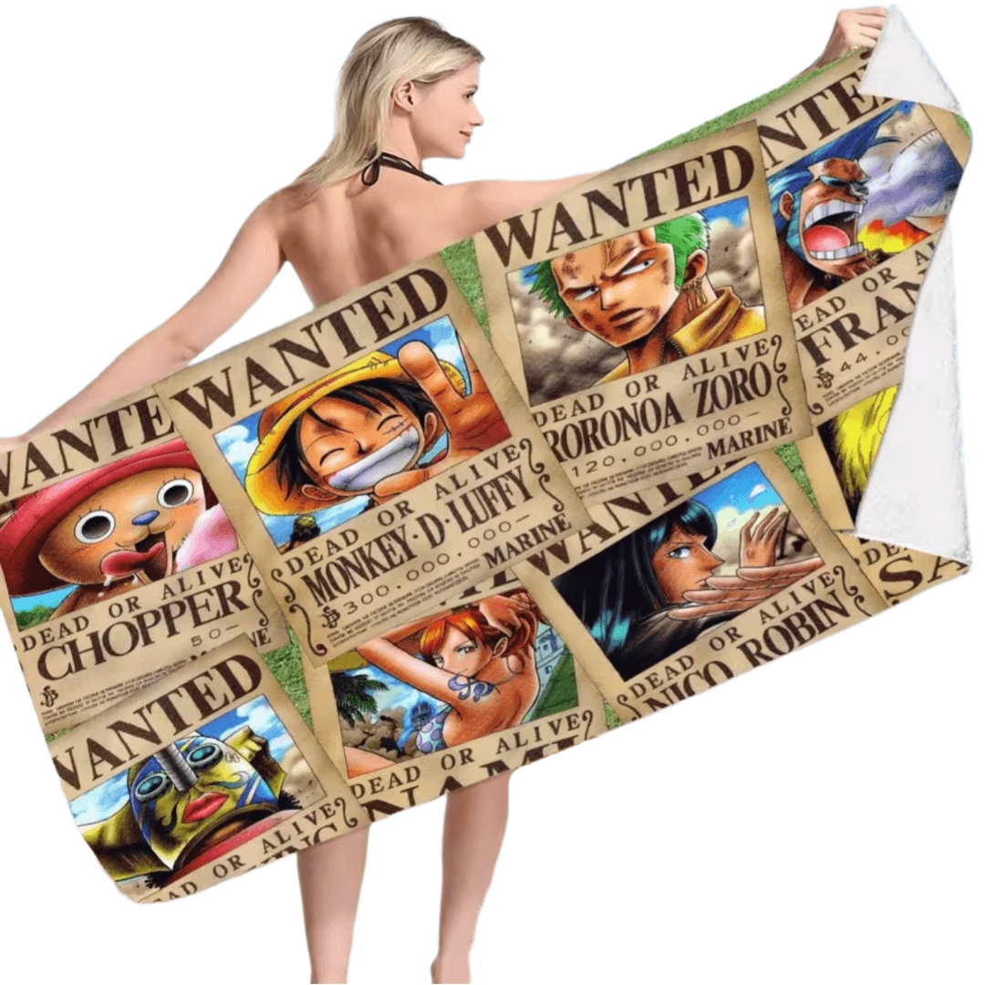One Piece Anime Character Dead Or Alive Beach Bath Towel