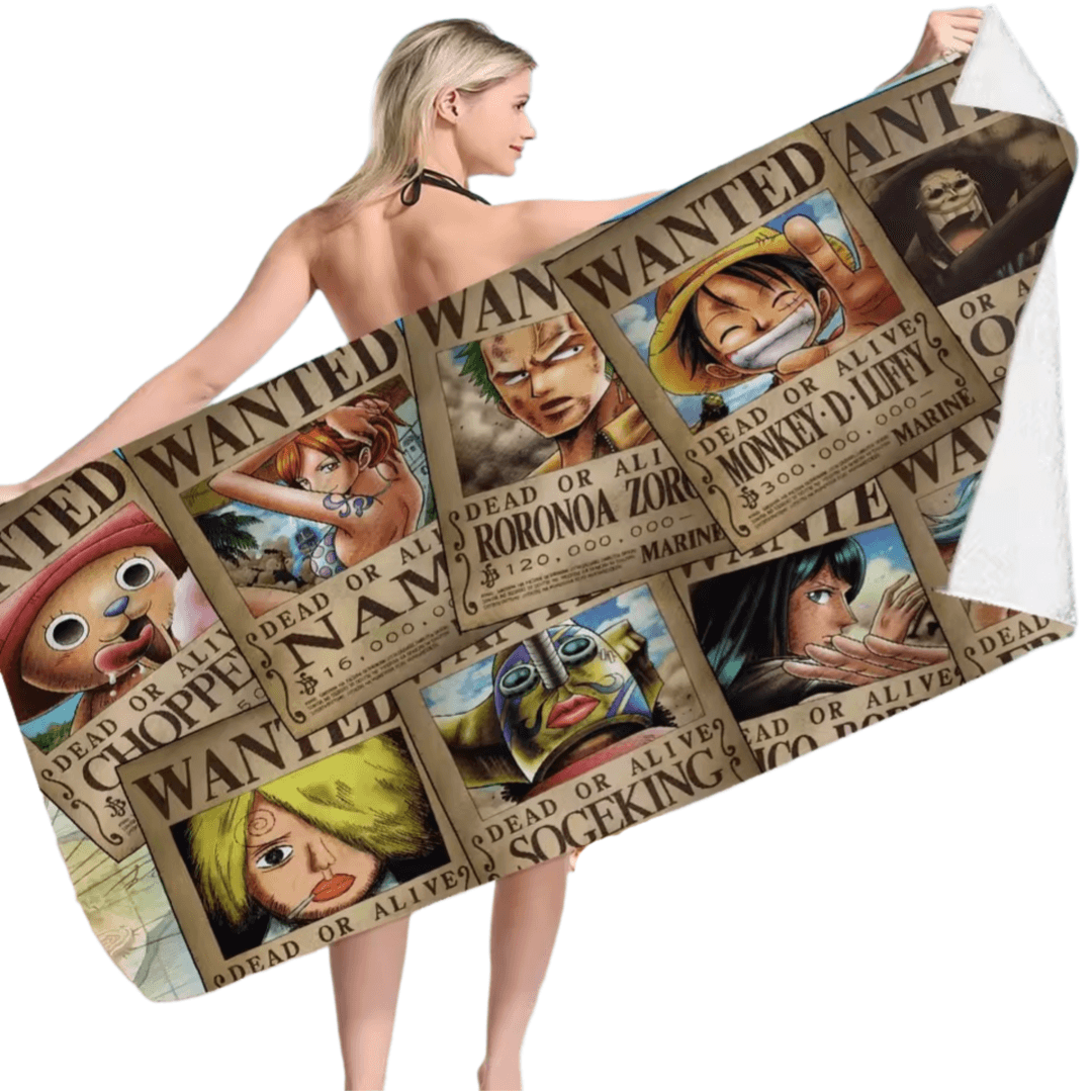 One Piece Anime Character Dead Or Alive Bath Towel