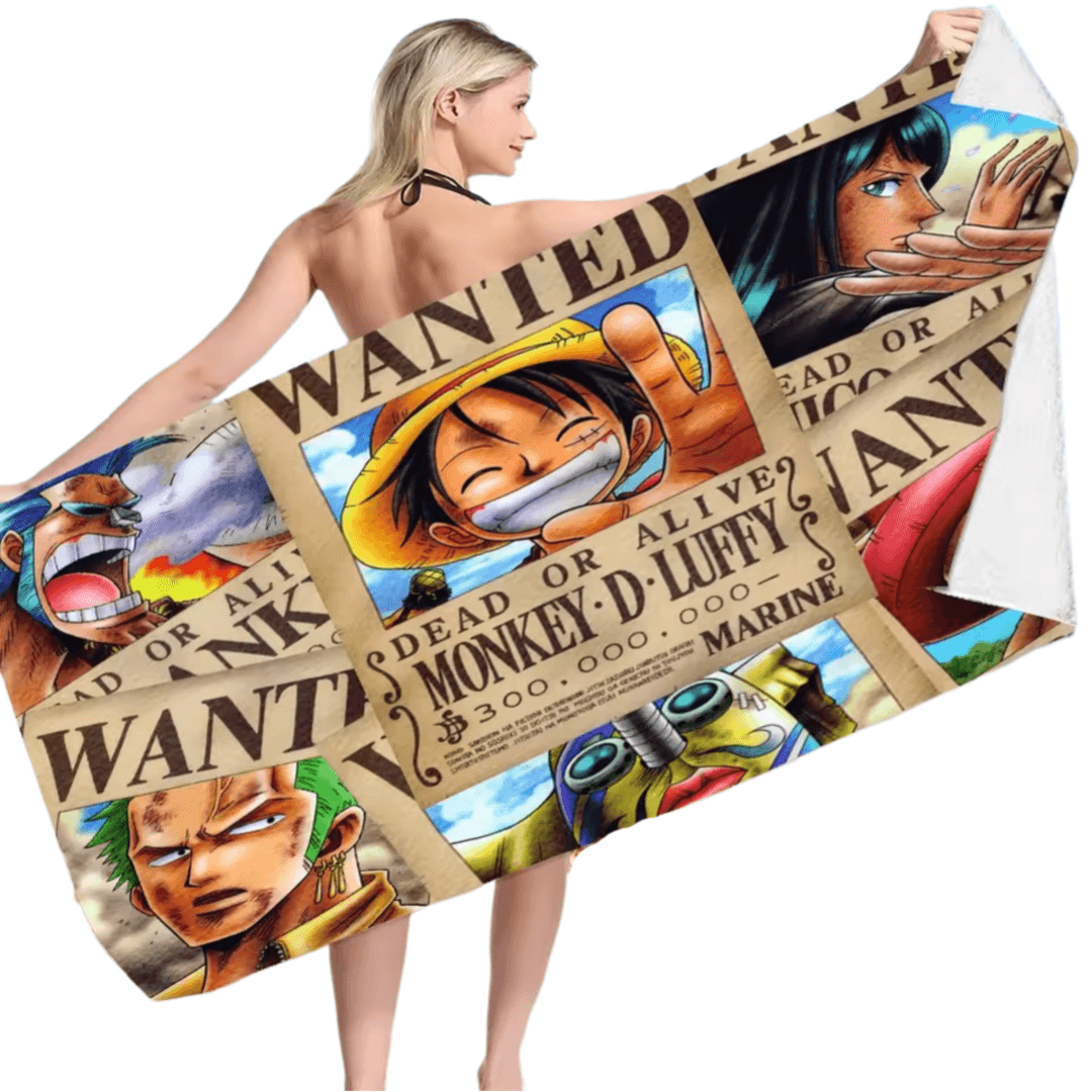 Anime One Piece Character Dead Or Alive Bath Towel