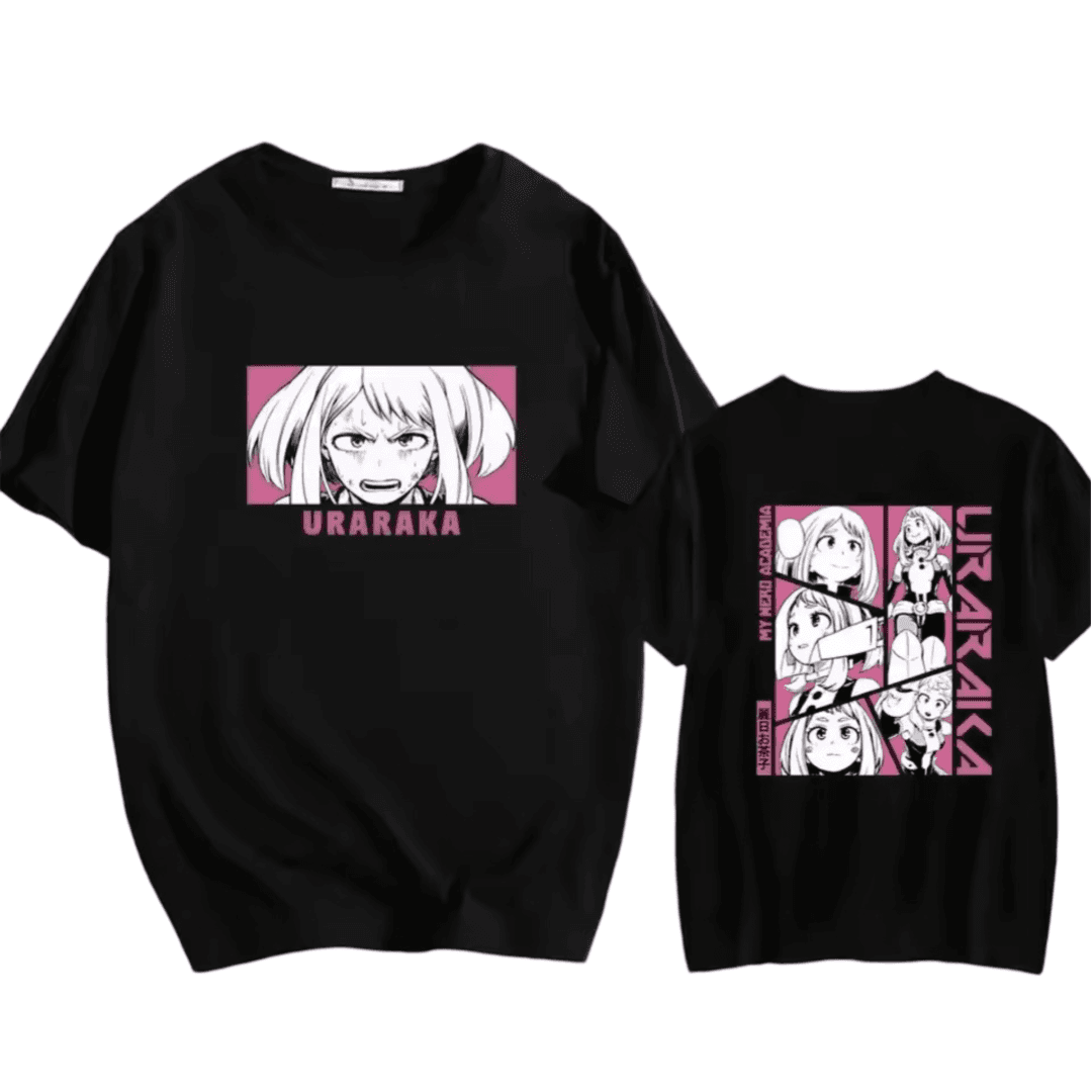 Anime My Hero Academia Ochaco Uraraka Casual T-Shirt
