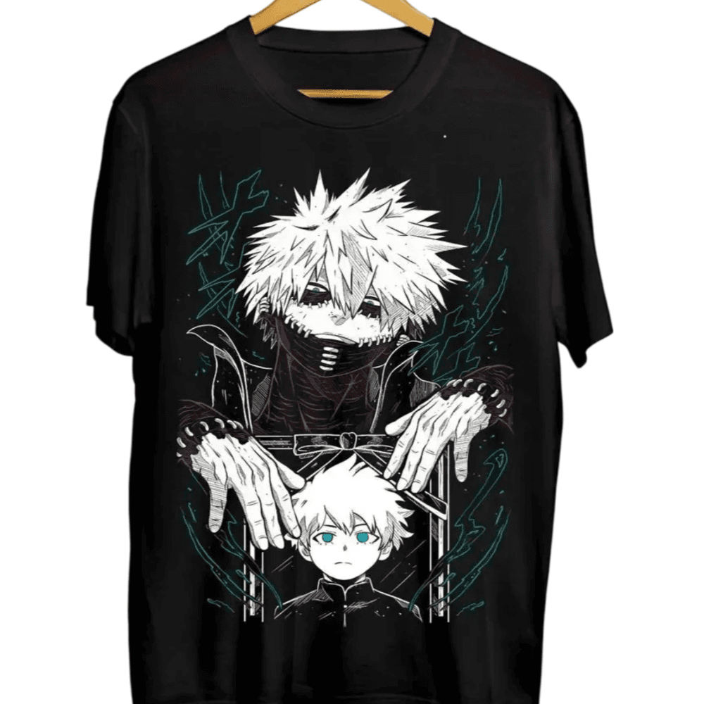 Anime My Hero Academia Dabi And Izuku Midoriya Printed T-Shirt