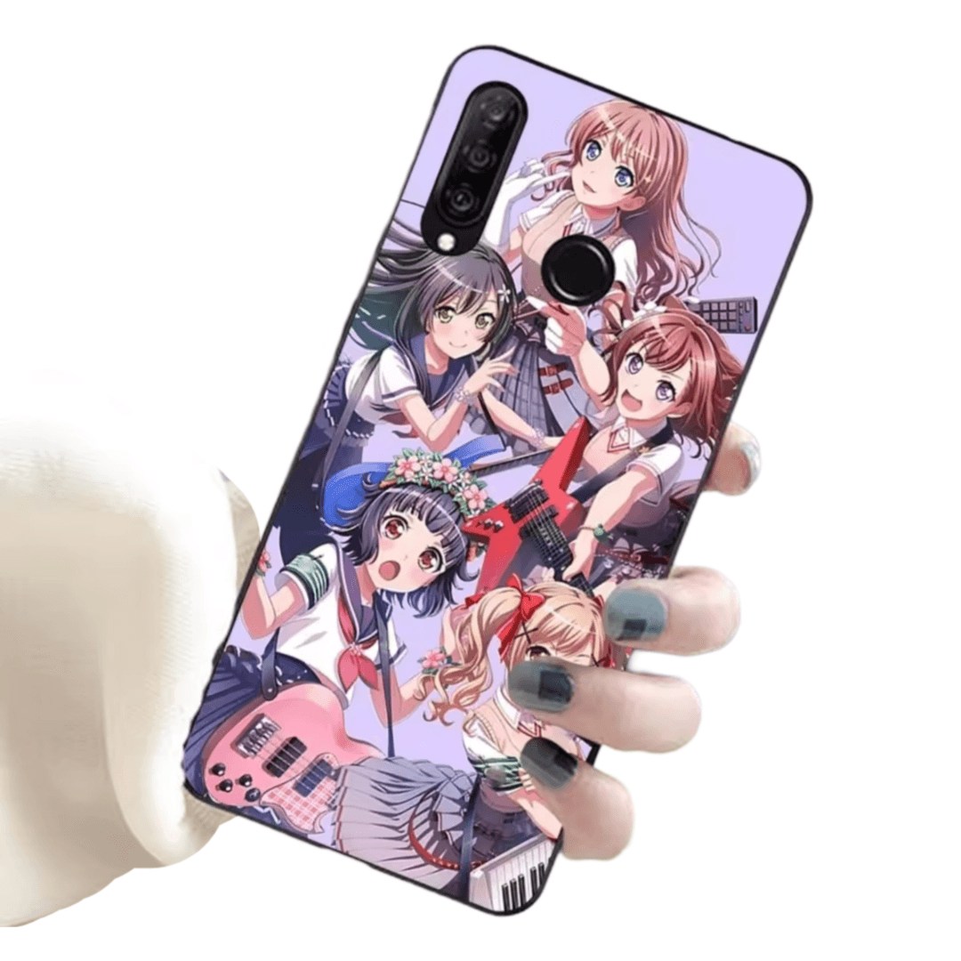 Anime A Certain Magical Index Mikoto Misaka And Friends Phone Case For Huawei Honor