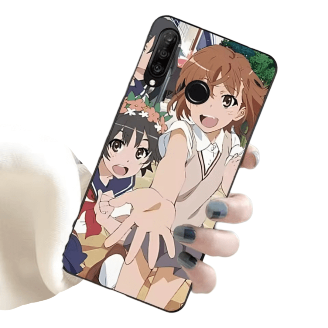 Anime A Certain Magical Index Mikoto Misaka And Kazari Uiharu Huawei Honor Phone Case