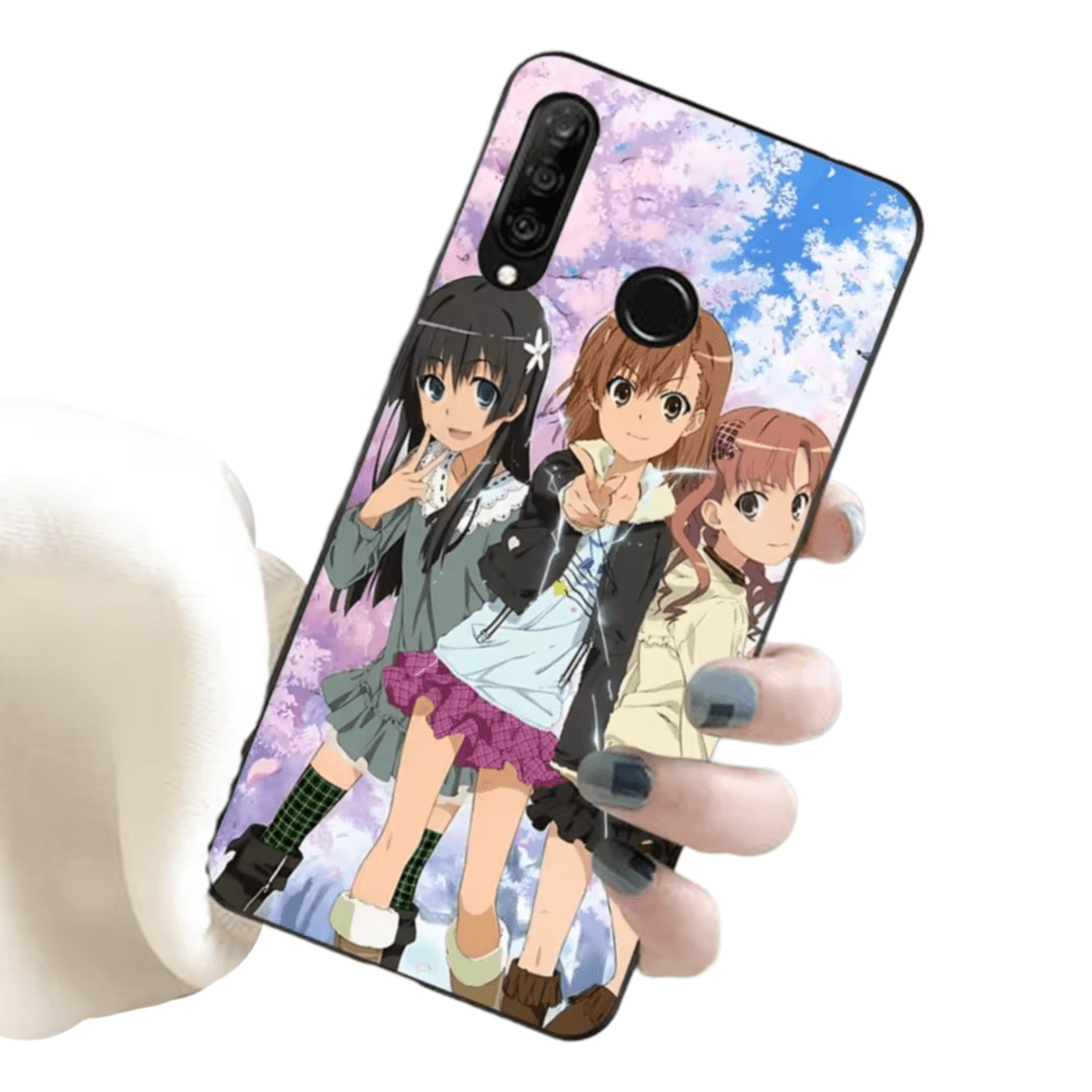 Anime A Certain Magical Index Mikoto And Ruiko With Kuroko Huawei Honor Phone Case