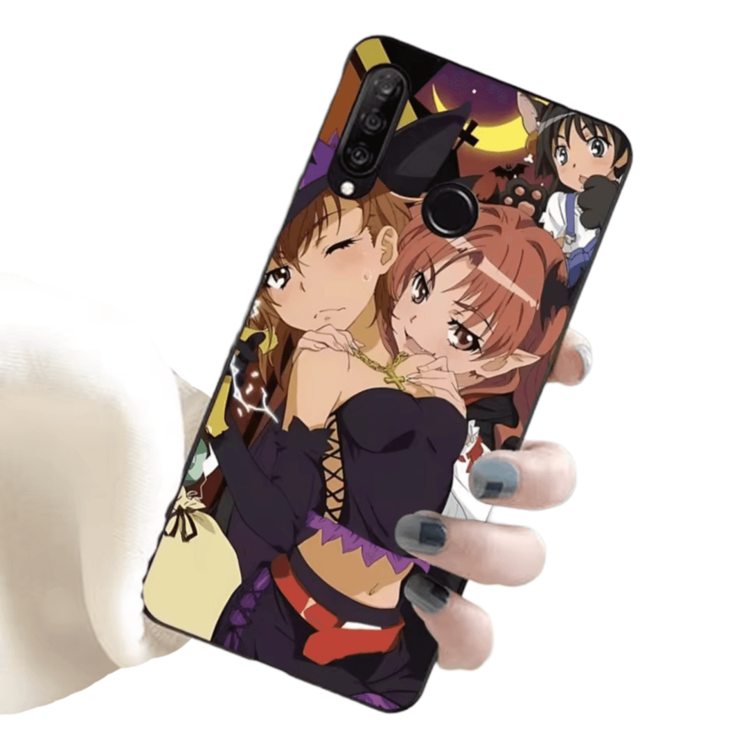 Anime A Certain Magical Index Mikoto Misaka And Kuroko Shirai Huawei Honor Phone Case
