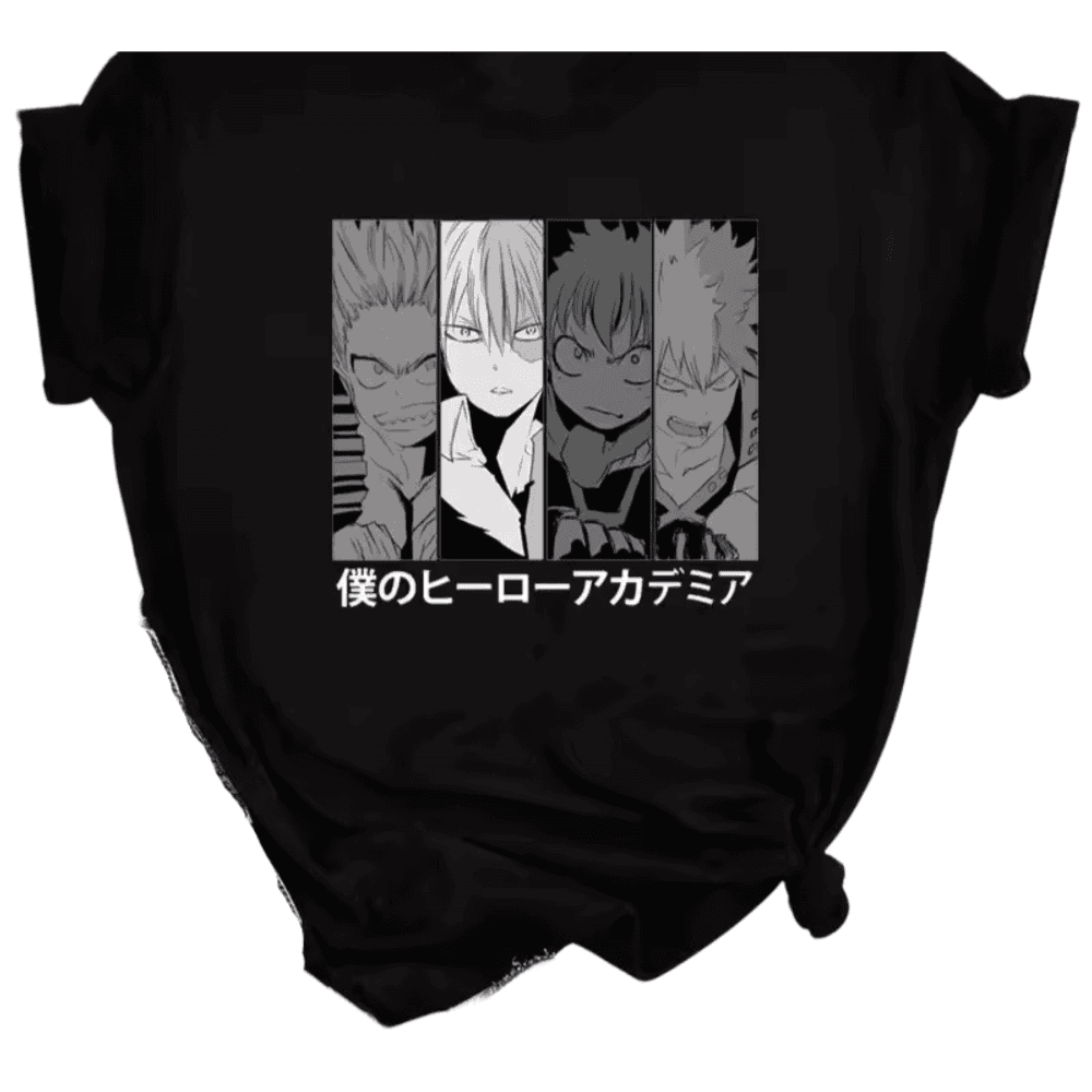 My Hero Academia Anime Character T-Shirt