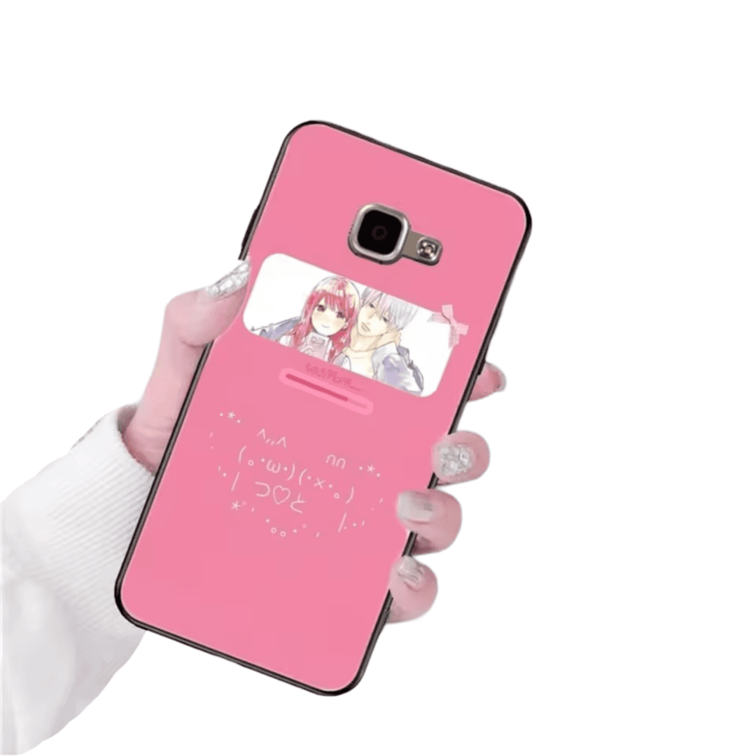 Anime A Sign Of Affection Itsuomi Nagi And Yuki Itose Pink Samsung Phone Case