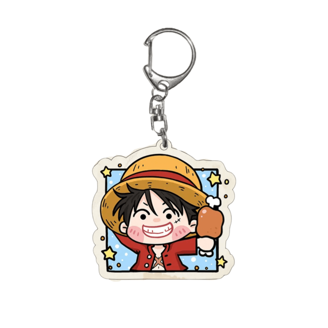 Anime One Piece Monkey D. Luffy Keychain Pendant