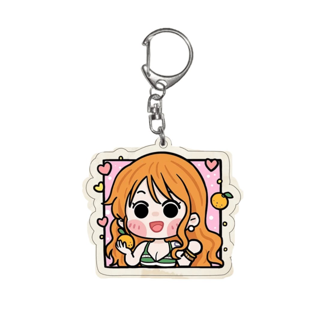 Anime One Piece Nami Keychain Pendant
