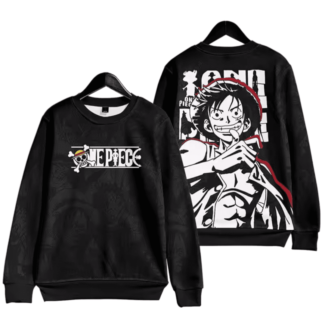 Anime One Piece Luffy Casual Sweatshirt