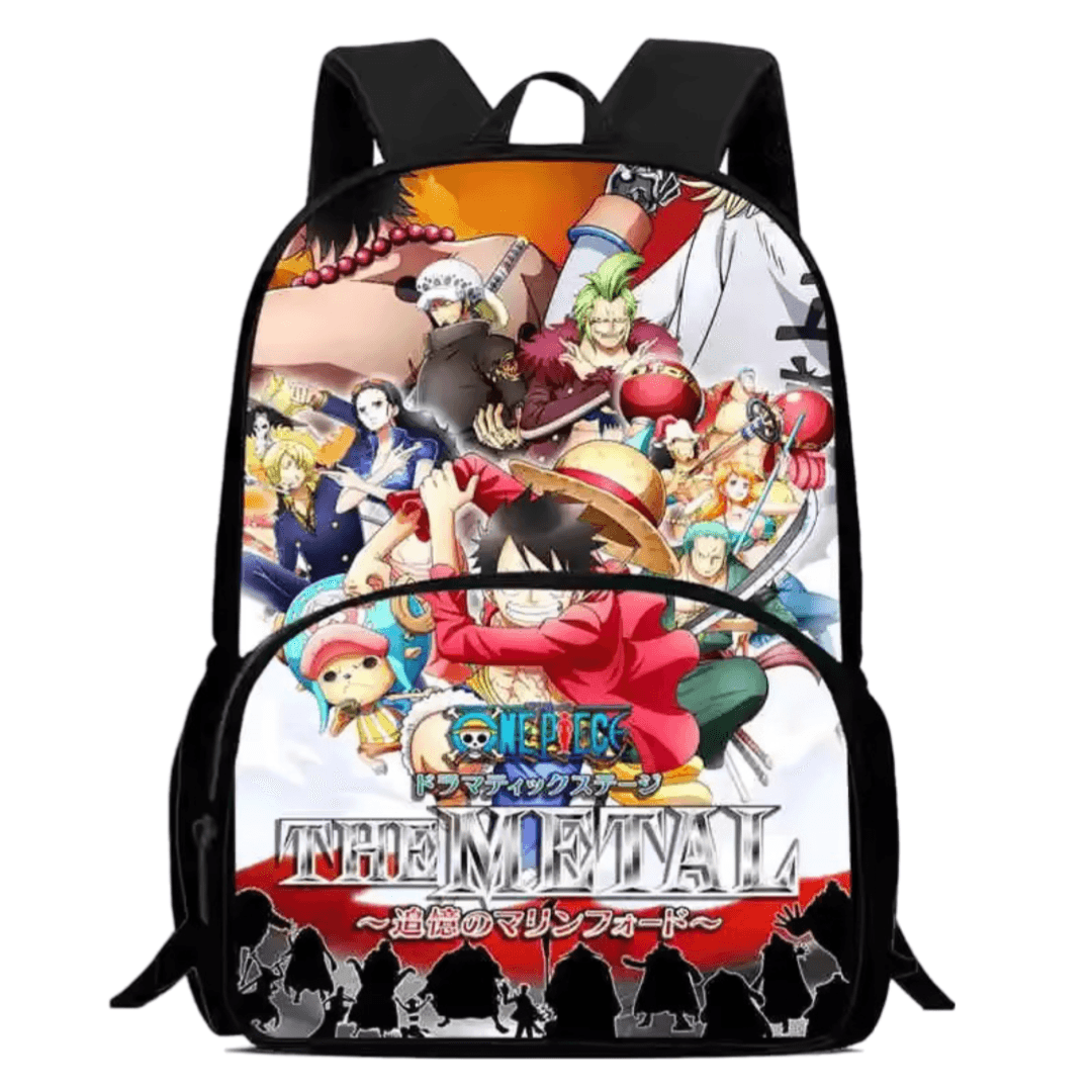 Anime One Piece: The Metal Schoolbag