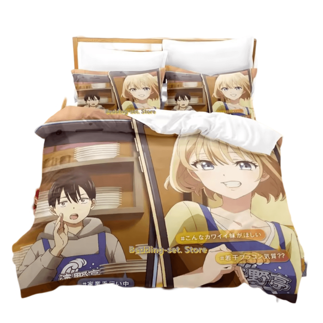 Anime A Couple Of Cuckoos Nagi Umino And Sachi Umino Bedding Set