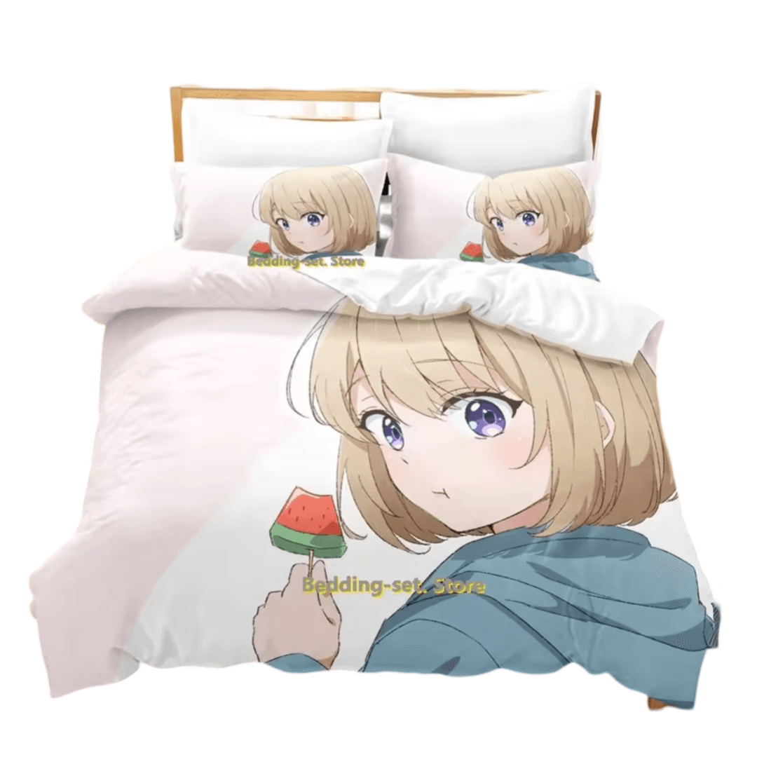 A Couple Of Cuckoos Anime Sachi Umino Printed Bedding Set — detail 1