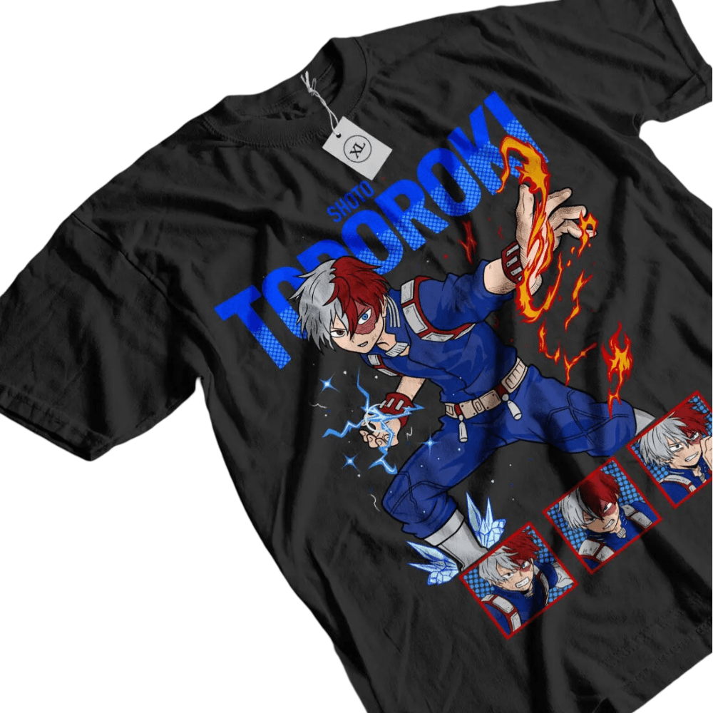 Anime My Hero Academia Todoroki T-Shirt